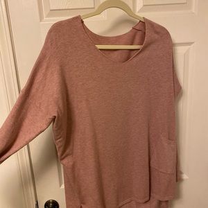 Pale Pink Oversized Sweater